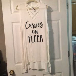 ♥️❗️♥️❗️NWT Curves on fleek long tank ❗️♥️❗️♥️